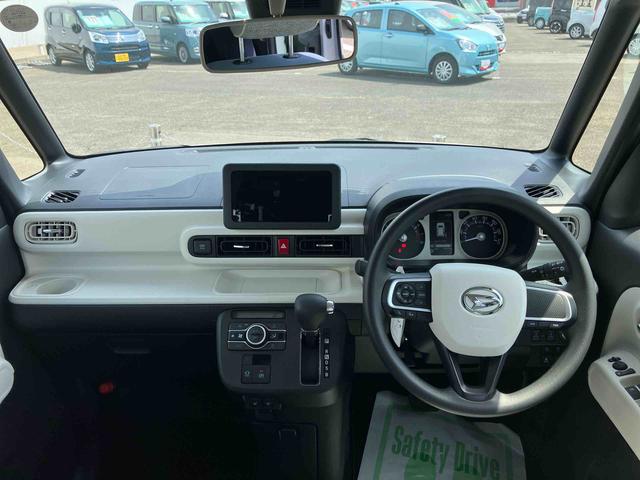 ムーヴキャンバスストライプスＧ２ＷＤ　ＣＶＴ　６６０ｃｃ　衝突被害軽減ブレーキ　横滑り防止装置　ＡＢＳ　サイドエアバッグ　ベンチシート　アイドリングストップ　プッシュボタンスタート　両側電動スライドドア　前席シートヒーター（福島県）の中古車