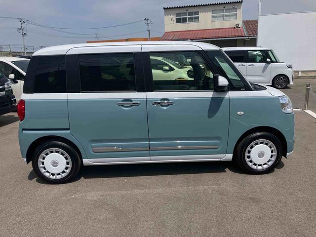 ムーヴキャンバスストライプスＧ２ＷＤ　ＣＶＴ　６６０ｃｃ　衝突被害軽減ブレーキ　横滑り防止装置　ＡＢＳ　サイドエアバッグ　ベンチシート　アイドリングストップ　プッシュボタンスタート　両側電動スライドドア　前席シートヒーター（福島県）の中古車