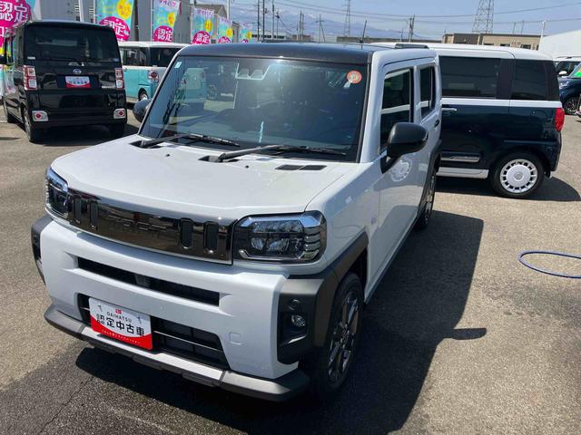 タフトＧ　ダーククロムベンチャー２ＷＤ　ＣＶＴ　６６０ｃｃ　ディスプレイオーディオ付き　バックモニター　衝突被害軽減ブレーキ　横滑り防止装置　ＡＢＳ　サイドエアバッグ　アイドリングストップ　プッシュボタンスタート　シートヒーター（福島県）の中古車