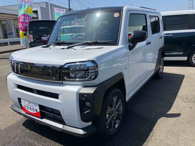 タフトＧ　ダーククロムベンチャー２ＷＤ　ＣＶＴ　６６０ｃｃ　ディスプレイオーディオ付き　バックモニター　衝突被害軽減ブレーキ　横滑り防止装置　ＡＢＳ　サイドエアバッグ　アイドリングストップ　プッシュボタンスタート　シートヒーター（福島県）の中古車