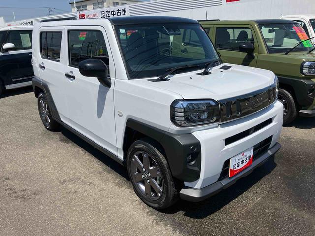 タフトＧ　ダーククロムベンチャー２ＷＤ　ＣＶＴ　６６０ｃｃ　ディスプレイオーディオ付き　バックモニター　衝突被害軽減ブレーキ　横滑り防止装置　ＡＢＳ　サイドエアバッグ　アイドリングストップ　プッシュボタンスタート　シートヒーター（福島県）の中古車