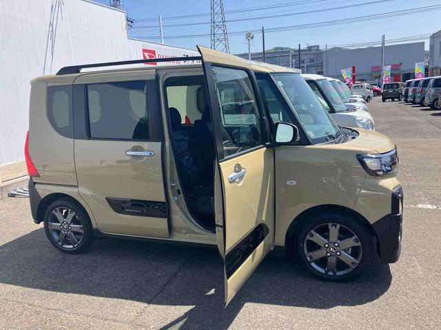 タントファンクロスターボターボ　２ＷＤ　スマートアシスト　ディスプレイオーディオ　バックモニター　両側電動スライドドア　シートヒーター　オートホールド機能　電動パーキングブレーキ　プッシュボタンスタート　フォグランプ（福島県）の中古車