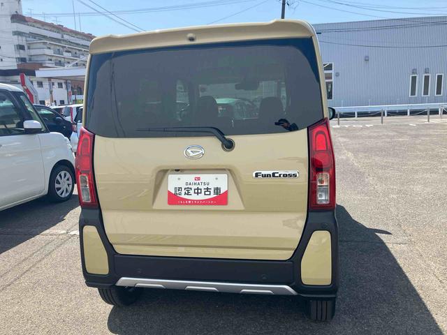 タントファンクロスターボターボ　２ＷＤ　スマートアシスト　ディスプレイオーディオ　バックモニター　両側電動スライドドア　シートヒーター　オートホールド機能　電動パーキングブレーキ　プッシュボタンスタート　フォグランプ（福島県）の中古車