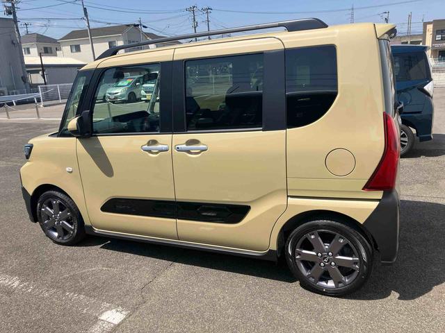 タントファンクロスターボターボ　２ＷＤ　スマートアシスト　ディスプレイオーディオ　バックモニター　両側電動スライドドア　シートヒーター　オートホールド機能　電動パーキングブレーキ　プッシュボタンスタート　フォグランプ（福島県）の中古車