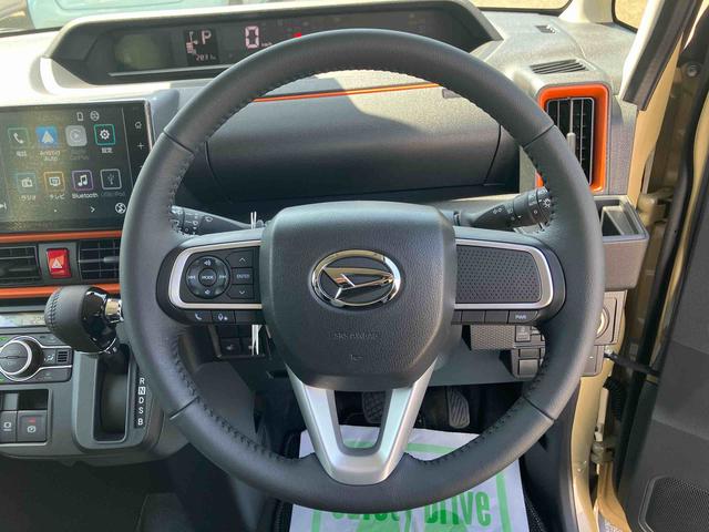 タントファンクロスターボターボ　２ＷＤ　スマートアシスト　ディスプレイオーディオ　バックモニター　両側電動スライドドア　シートヒーター　オートホールド機能　電動パーキングブレーキ　プッシュボタンスタート　フォグランプ（福島県）の中古車