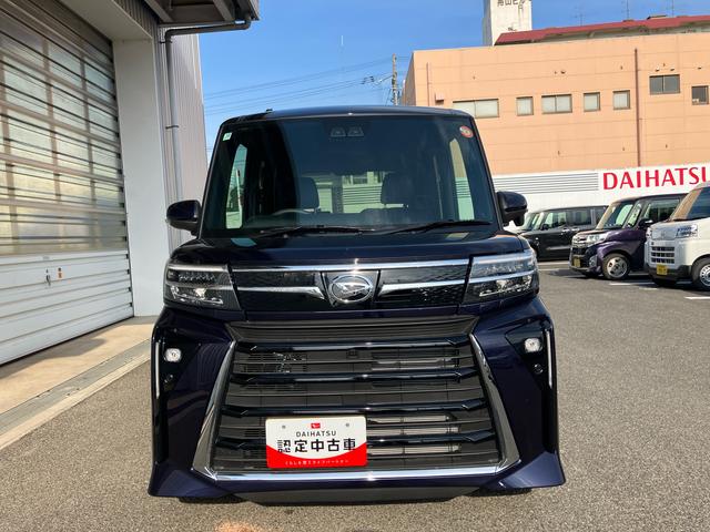 タントカスタムRSリミテッド4WD 660cc ターボ 衝突被害軽減ブレーキ 横滑り防止装置 ABS アイドリングストップ プッシュボタンスタート 両側電動スライドドア ディスプレイオーディオ バックモニター(福島県)の中古車