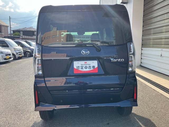タントカスタムRSリミテッド4WD 660cc ターボ 衝突被害軽減ブレーキ 横滑り防止装置 ABS アイドリングストップ プッシュボタンスタート 両側電動スライドドア ディスプレイオーディオ バックモニター(福島県)の中古車