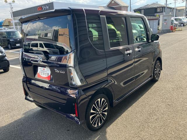 タントカスタムRSリミテッド4WD 660cc ターボ 衝突被害軽減ブレーキ 横滑り防止装置 ABS アイドリングストップ プッシュボタンスタート 両側電動スライドドア ディスプレイオーディオ バックモニター(福島県)の中古車