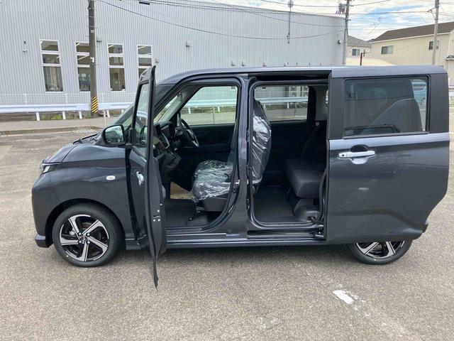 ムーヴRS4WD CVT 660cc ターボ 衝突被害軽減ブレーキ 横滑り防止装置 ABS アイドリングストップ プッシュボタンスタート 両側電動スライドドア クルーズコントロール オートライト(福島県)の中古車