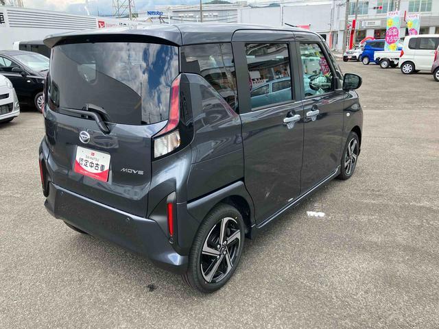 ムーヴRS4WD CVT 660cc ターボ 衝突被害軽減ブレーキ 横滑り防止装置 ABS アイドリングストップ プッシュボタンスタート 両側電動スライドドア クルーズコントロール オートライト(福島県)の中古車