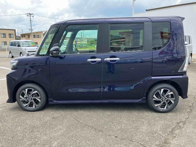 タントカスタムXリミテッド2WD 660cc CVT ETC車載器 衝突被害軽減ブレーキ 横滑り防止装置 ABS アイドリングストップ プッシュボタンスタート 両側電動スライドドア フォグランプ クルーズコントロール(福島県)の中古車