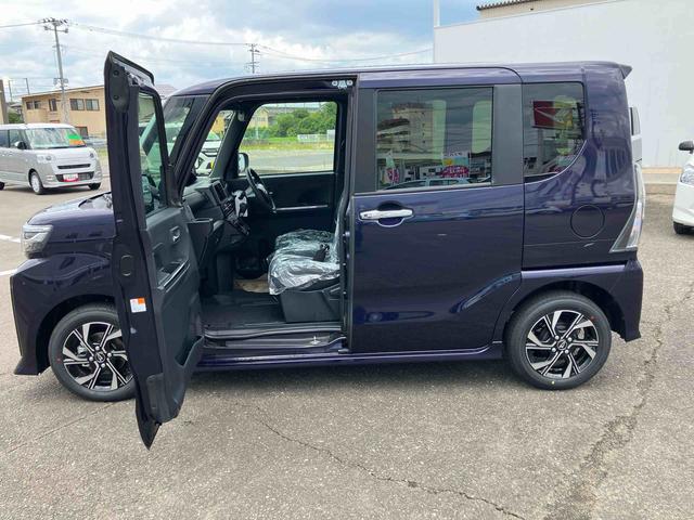 タントカスタムXリミテッド2WD 660cc CVT ETC車載器 衝突被害軽減ブレーキ 横滑り防止装置 ABS アイドリングストップ プッシュボタンスタート 両側電動スライドドア フォグランプ クルーズコントロール(福島県)の中古車