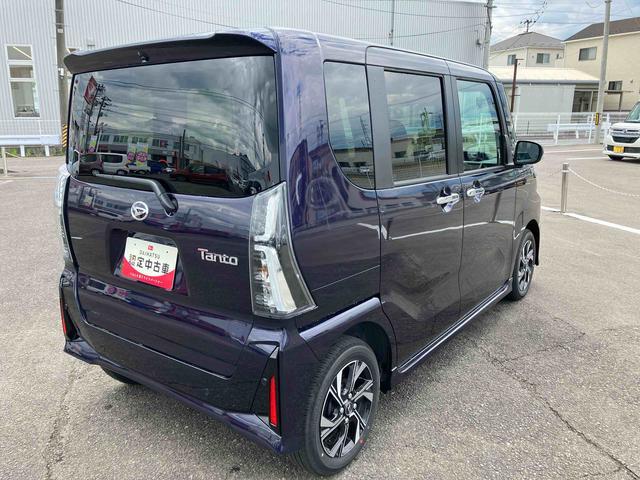 タントカスタムXリミテッド2WD 660cc CVT ETC車載器 衝突被害軽減ブレーキ 横滑り防止装置 ABS アイドリングストップ プッシュボタンスタート 両側電動スライドドア フォグランプ クルーズコントロール(福島県)の中古車