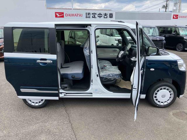 ムーヴキャンバスストライプスG4WD CVT ディスプレイオーディオ バックモニター 前席シートヒーター オートホールド機能 電動パーキングブレーキ プッシュボタンスタート 両側電動スライドドア アイドリングストップ(福島県)の中古車