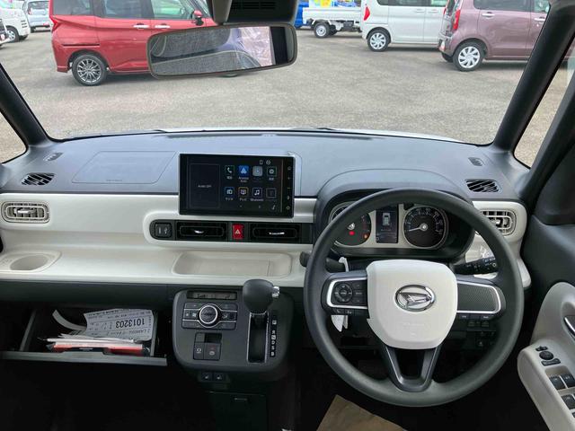 ムーヴキャンバスストライプスG4WD CVT ディスプレイオーディオ バックモニター 前席シートヒーター オートホールド機能 電動パーキングブレーキ プッシュボタンスタート 両側電動スライドドア アイドリングストップ(福島県)の中古車