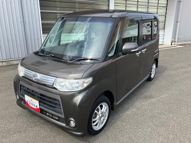 タントカスタムX2WD CVT 660cc 7インチナビ オートエアコン 片側電動スライドドア 電動格納ドアミラー キーフリー HIDヘッドライト パワーウインドウ パワーステアリング(福島県)の中古車