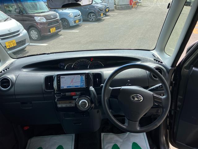 タントカスタムX2WD CVT 660cc 7インチナビ オートエアコン 片側電動スライドドア 電動格納ドアミラー キーフリー HIDヘッドライト パワーウインドウ パワーステアリング(福島県)の中古車