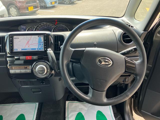 タントカスタムX2WD CVT 660cc 7インチナビ オートエアコン 片側電動スライドドア 電動格納ドアミラー キーフリー HIDヘッドライト パワーウインドウ パワーステアリング(福島県)の中古車