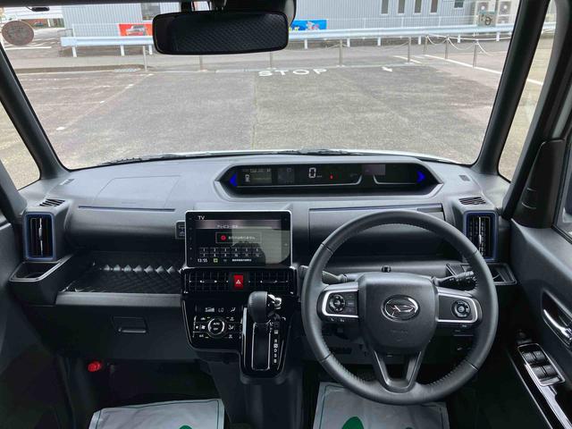 タントカスタムRSスタイルセレクション2WD CVT 660cc 9インチナビ バックカメラ ETC車載器 前席シートヒーター 両側電動スライドドア クルーズコントロール衝突被害軽減ブレーキ 横滑り防止機能 アイドリングストップ(福島県)の中古車