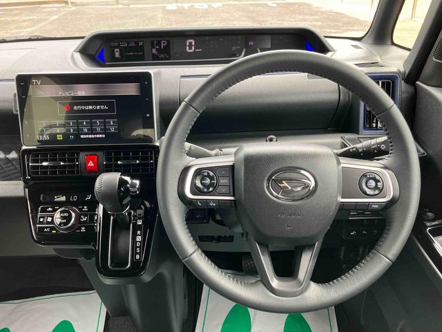 タントカスタムRSスタイルセレクション2WD CVT 660cc 9インチナビ バックカメラ ETC車載器 前席シートヒーター 両側電動スライドドア クルーズコントロール衝突被害軽減ブレーキ 横滑り防止機能 アイドリングストップ(福島県)の中古車