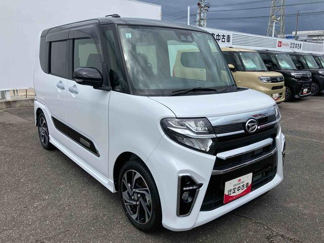 タントカスタムRSスタイルセレクション2WD CVT 660cc 9インチナビ バックカメラ ETC車載器 前席シートヒーター 両側電動スライドドア クルーズコントロール衝突被害軽減ブレーキ 横滑り防止機能 アイドリングストップ(福島県)の中古車