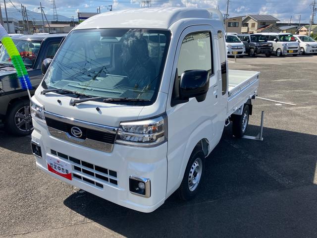 ハイゼットトラックジャンボエクストラ４ＷＤ　ＣＶＴ　６６０ＣＣ　未使用車　荷台作業灯　オーディオ付き　バックカメラ付き　オートライト　衝突被害軽減ブレーキ　　横滑り防止機能　コーナーセンサー　マニュアルエアコン　キーレス（福島県）の中古車