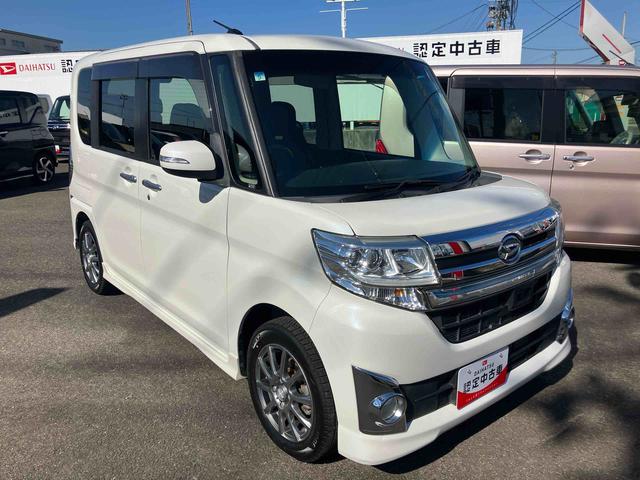 タント 中古車 カスタムＲＳ　トップエディションＳＡ２ＷＤ　ＣＶＴ　６６０ｃｃ　純正ナビ　バックカメラ　衝突被害軽減ブレーキ　横滑り防止機能　両側電動スライドドア　アイドリングストップ　プッシュボタンスタート　ＬＥＤヘッドランプ　フォグランプ