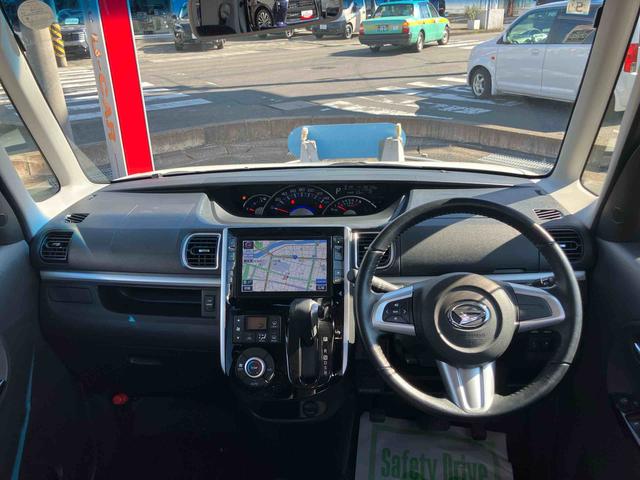 タントカスタムRS トップエディションSA2WD CVT 660cc 純正ナビ バックカメラ 衝突被害軽減ブレーキ 横滑り防止機能 両側電動スライドドア アイドリングストップ プッシュボタンスタート LEDヘッドランプ フォグランプ(福島県)の中古車