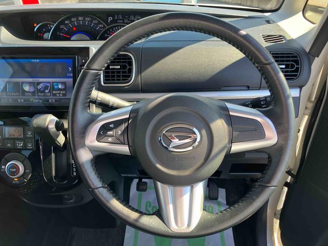 タントカスタムRS トップエディションSA2WD CVT 660cc 純正ナビ バックカメラ 衝突被害軽減ブレーキ 横滑り防止機能 両側電動スライドドア アイドリングストップ プッシュボタンスタート LEDヘッドランプ フォグランプ(福島県)の中古車