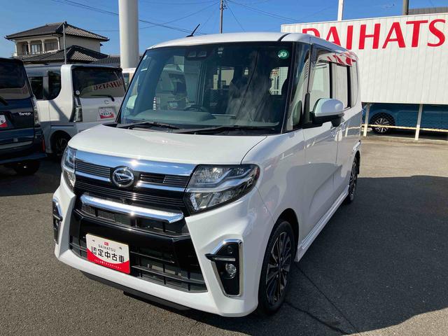 タントカスタムＲＳ２ＷＤ　ＣＶＴ　６６０ｃｃ　ターボ　カーナビ　全方位モニター　ドライブレコーダー　衝突被害軽減ブレーキ　横滑り防止装置　ＡＢＳ　アイドリングストップ　プッシュボタンスタート　両側電動スライドドア（福島県）の中古車