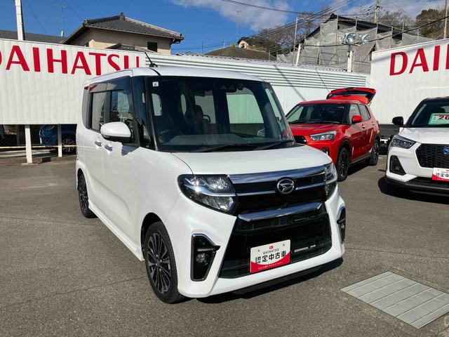 タントカスタムＲＳ２ＷＤ　ＣＶＴ　６６０ｃｃ　ターボ　カーナビ　全方位モニター　ドライブレコーダー　衝突被害軽減ブレーキ　横滑り防止装置　ＡＢＳ　アイドリングストップ　プッシュボタンスタート　両側電動スライドドア（福島県）の中古車