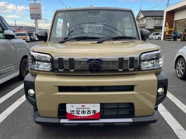 タフトＧターボ　ダーククロムベンチャー２ＷＤ　ＣＶＴ　６６０ｃｃ　クルーズコントロール　衝突被害軽減ブレーキ　横滑り防止装置　ＡＢＳ　アイドリングストップ　プッシュボタンスタート　スカイフィールトップ　前席シートヒーター（福島県）の中古車