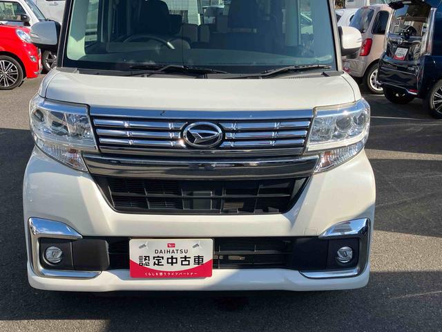 タントカスタムＸ　ＳＡIII２ＷＤ　ＣＶＴ　６６０ｃｃ　カーナビ　運転席シートヒーター　ベンチシート　衝突被害軽減ブレーキ　横滑り防止装置　ＡＢＳ　アイドリングストップ　プッシュボタンスタート　両側スライドドア（福島県）の中古車