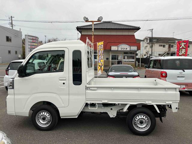 ハイゼットトラックジャンボエクストラ４ＷＤ　ＣＶＴ　６６０ｃｃ　衝突被害軽減ブレーキ　横滑り防止装置　ＡＢＳ　アイドリングストップ　プッシュボタンスタート　エアコン　パワーステアリング　パワーウィンドウ　作業灯　大型乗降アシストグリップ（福島県）の中古車