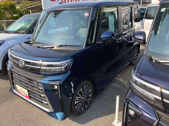タントカスタムＲＳ２ＷＤ　ＣＶＴ　６６０ｃｃ　ターボ　衝突被害軽減ブレーキ　横滑り防止装置　ＡＢＳ　アイドリングストップ　プッシュボタンスタート　両側電動スライドドア　オートエアコン　ベンチシート　前席シートヒーター（福島県）の中古車