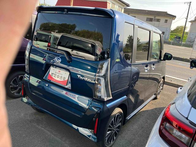 タントカスタムＲＳ２ＷＤ　ＣＶＴ　６６０ｃｃ　ターボ　衝突被害軽減ブレーキ　横滑り防止装置　ＡＢＳ　アイドリングストップ　プッシュボタンスタート　両側電動スライドドア　オートエアコン　ベンチシート　前席シートヒーター（福島県）の中古車