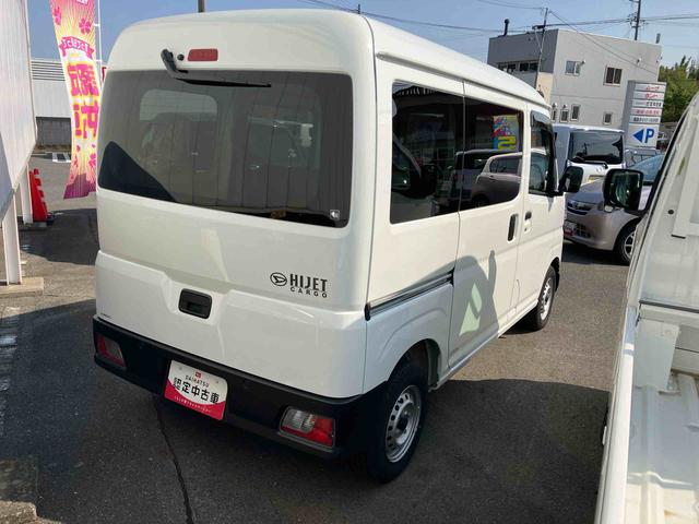 ハイゼットカーゴＤＸ４ＷＤ　ＣＶＴ　衝突被害軽減ブレーキ　横滑り防止装置　ＡＢＳ　アイドリングストップ　マニュアルエアコン　パワーステアリング　前席パワーウィンドウ　リヤヒーター　両側スライドドア（福島県）の中古車