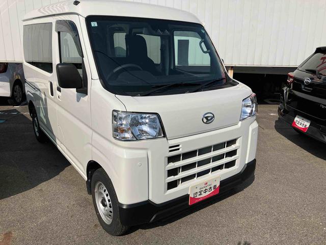 ハイゼットカーゴＤＸ４ＷＤ　ＣＶＴ　衝突被害軽減ブレーキ　横滑り防止装置　ＡＢＳ　アイドリングストップ　マニュアルエアコン　パワーステアリング　前席パワーウィンドウ　リヤヒーター　両側スライドドア（福島県）の中古車