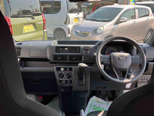 ハイゼットカーゴＤＸ４ＷＤ　ＣＶＴ　衝突被害軽減ブレーキ　横滑り防止装置　ＡＢＳ　アイドリングストップ　マニュアルエアコン　パワーステアリング　前席パワーウィンドウ　リヤヒーター　両側スライドドア（福島県）の中古車