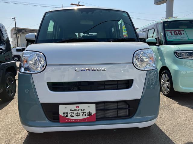 ムーヴキャンバスストライプスＸ２ＷＤ　ＣＶＴ　カーナビ　ドライブレコーダー　オートエアコン　ベンチシート　衝突被害軽減ブレーキ　横滑り防止装置　ＡＢＳ　アイドリングストップ　プッシュボタンスタート　両側電動スライドドア（福島県）の中古車