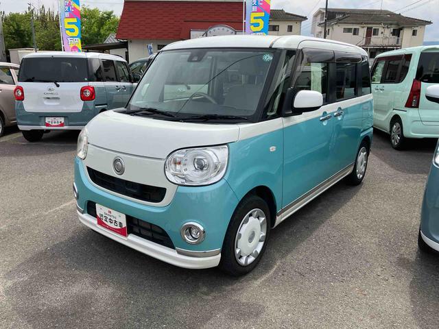 ムーヴキャンバスＧ　ＳＡIII２ＷＤ　ＣＶＴ　６６０ｃｃ　カーナビ　オートエアコン　衝突被害軽減ブレーキ　横滑り防止装置　ＡＢＳ　アイドリングストップ　プッシュボタンスタート　両側電動スライドドア　ベンチシート　オートライト（福島県）の中古車