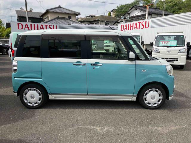 ムーヴキャンバスＧ　ＳＡIII２ＷＤ　ＣＶＴ　６６０ｃｃ　カーナビ　オートエアコン　衝突被害軽減ブレーキ　横滑り防止装置　ＡＢＳ　アイドリングストップ　プッシュボタンスタート　両側電動スライドドア　ベンチシート　オートライト（福島県）の中古車