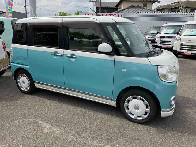 ムーヴキャンバスＧ　ＳＡIII２ＷＤ　ＣＶＴ　６６０ｃｃ　カーナビ　オートエアコン　衝突被害軽減ブレーキ　横滑り防止装置　ＡＢＳ　アイドリングストップ　プッシュボタンスタート　両側電動スライドドア　ベンチシート　オートライト（福島県）の中古車