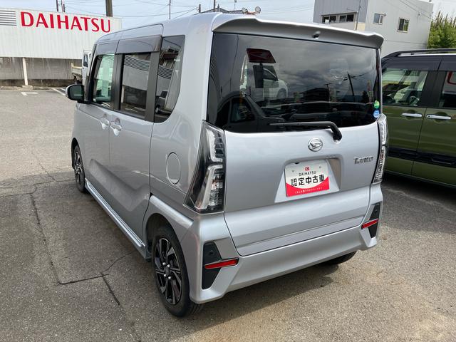 タントカスタムＸ２ＷＤ　ＣＶＴ　６６０ｃｃ　カーナビ　バックモニター　衝突被害軽減ブレーキ　横滑り防止装置　ＡＢＳ　運転席・助手席エアバッグ　アイドリングストップ　プッシュボタンスタート　両側電動スライドドア（福島県）の中古車