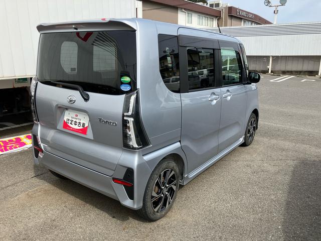 タントカスタムＸ２ＷＤ　ＣＶＴ　６６０ｃｃ　カーナビ　バックモニター　衝突被害軽減ブレーキ　横滑り防止装置　ＡＢＳ　運転席・助手席エアバッグ　アイドリングストップ　プッシュボタンスタート　両側電動スライドドア（福島県）の中古車