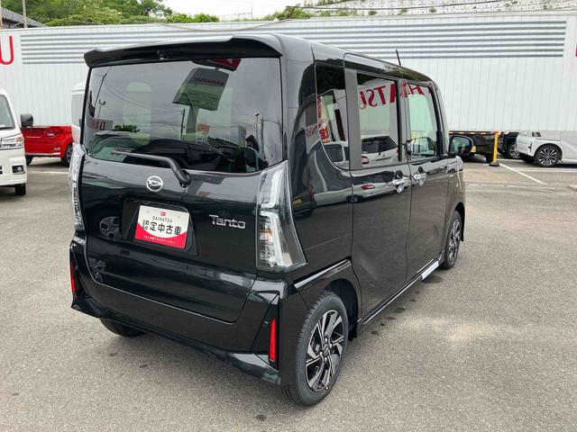 タントカスタムX2WD CVT 660cc 衝突被害軽減ブレーキ 横滑り防止装置 ABS アイドリングストップ プッシュボタンスタート 両側電動スライドドア 前席シートヒーター オートエアコン ベンチシート(福島県)の中古車