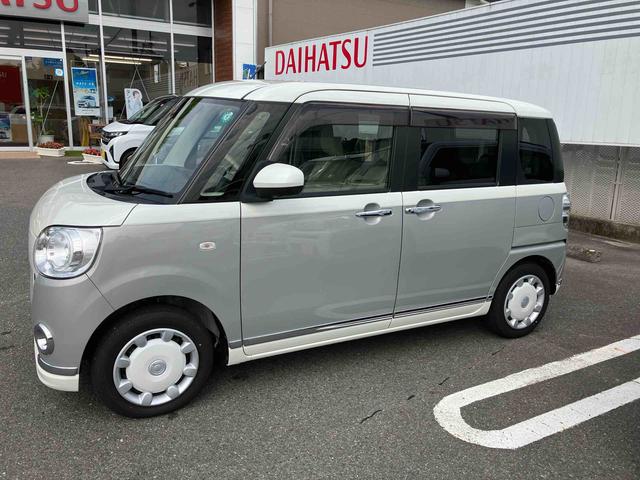 ムーヴキャンバスＧメイクアップリミテッド　ＳＡIII２ＷＤ　ＣＶＴ　６６０ｃｃ　カーナビ　両側電動スライドドア　衝突被害軽減ブレーキ　横滑り防止装置　ＡＢＳ　アイドリングストップ　プッシュボタンスタート　オートエアコン　ベンチシート（福島県）の中古車