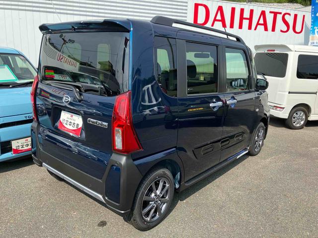 タントファンクロス２ＷＤ　ＣＶＴ　６６０ｃｃ　衝突被害軽減ブレーキ　横滑り防止装置　ＡＢＳ　アイドリングストップ　プッシュボタンスタート　両側電動スライドドア　オートエアコン　前席シートヒーター　全方位モニター用カメラ（福島県）の中古車