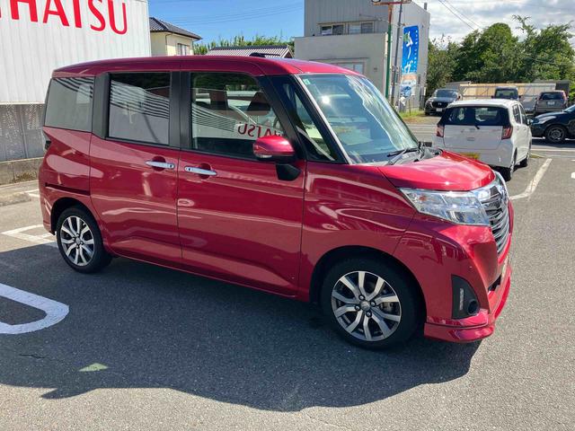 トールカスタムＧ　ターボ　ＳＡIII２ＷＤ　ＣＶＴ　１０００ｃｃ　ターボ　両側電動スライドドア　ＥＴＣ車載器　ナビ　クルーズコントロール　衝突被害軽減ブレーキ　横滑り防止装置　ＡＢＳ　アイドリングストップ　プッシュボタンスタート（福島県）の中古車