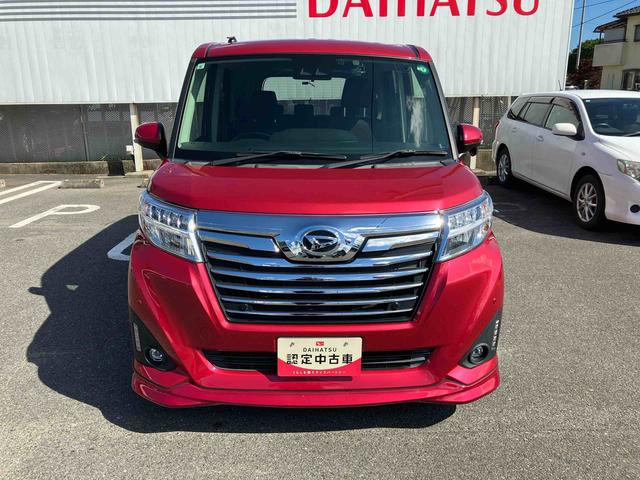 トールカスタムＧ　ターボ　ＳＡIII２ＷＤ　ＣＶＴ　１０００ｃｃ　ターボ　両側電動スライドドア　ＥＴＣ車載器　ナビ　クルーズコントロール　衝突被害軽減ブレーキ　横滑り防止装置　ＡＢＳ　アイドリングストップ　プッシュボタンスタート（福島県）の中古車